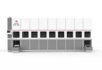 Skymen 7 Tanks Ligne de lavage sous vide entièrement automatique avec manipulateur PLC et bras de transfert, machine de nettoyage ultrasonique industrielle pour atelier