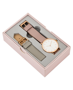 <b>Watch</b> Box with Velvet Interior Protective Storage <b>Case</b> for Single Wristwatch Display and Travel - Product Image 3