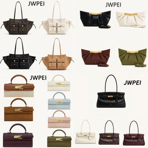 Sac sous le bras en cuir véritable de haute qualité, sac à main pour femme en cuir végétalien, sac à bandoulière personnalisé avec logo, sac de luxe tendance en similicuir vintage - Product Image 3