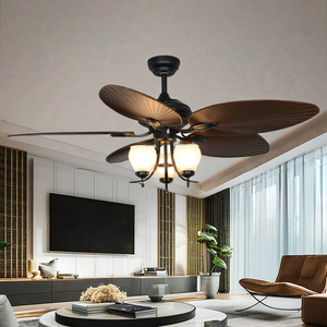 Luz de ventilador de techo de 56 pulgadas, 3 lámparas, diseño retro innovador, decoración de hotel, control remoto, candelabro de luz de ventilador ABS - Product Image 2
