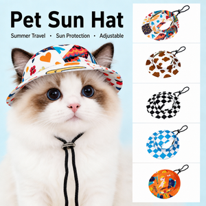 Sombrero Transpirable y Bonito de Poliéster para Mascotas, para Gatos y Perros, para Todas las Estaciones - Product Image 1