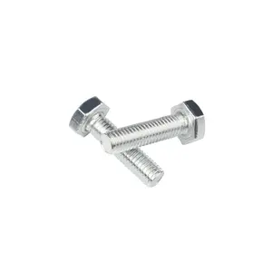 Inoxidable tornillo de cabeza lục giác tornillo lục giác din933 din931 de acero