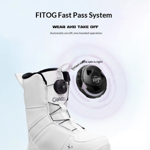 <span class=keywords><strong>Botas</strong></span> de Esquí para Niños Principiantes, con Sistema de Calzado Rápido con Botón Giratorio, Impermeables, Cálidas, Profesionales, para Todas las Zonas, de Terciopelo - Product Image 2