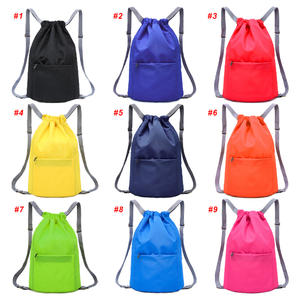 IDEA GIFT Wholesale Oxford waterproof <b>Drawstring</b> Bag Custom Logo Sport Gym Bag <b>Drawstring</b> Bag with custom printed logo - Product Image 2