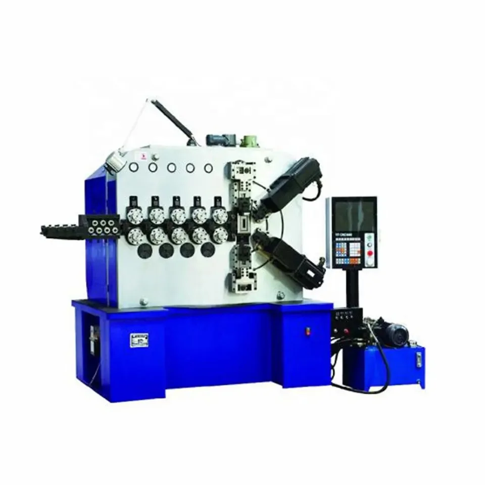 Automatic CNC Zigzag spring washer making machine Torsion Washer Spring Coiling Making Forming Compression Winding Machine