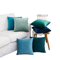 Housse de coussin carrée de luxe personnalisée pour hôtel et maison, avec fermeture éclair dissimulée, anti-allergie, écologique, pour canapé, chambre et salon