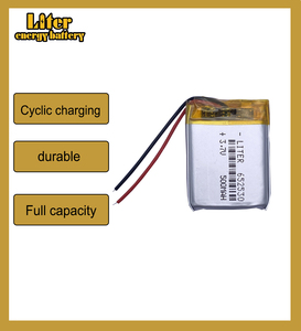 リチウムポリマーバッテリー3.7V 500mAh 652530カスタム充電式Lipoバッテリー - Product Image 2