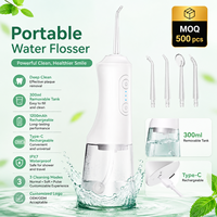 Hydropulseur dentaire électrique portable sans fil rechargeable USB étanche IPX7 pour usage domestique
