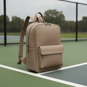 <b>Mini</b> Structured Italian-PU Pickleball <b>Backpack</b> Holds 1 Paddle Italian-Look Smooth Custom Logo Wholesale - Product Image 3