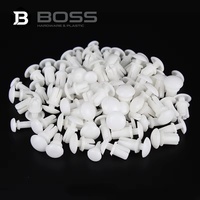 BOSS R2024~R6080 Rivets à bouton-poussoir en nylon blanc finition unie pour carte mère PCB