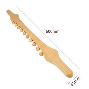 10 perline in legno Guasha Stick rotolamento per tutto il corpo massaggio universale bellezza legno raschiatura strumento indietro Guasha Relax - Product Image 4