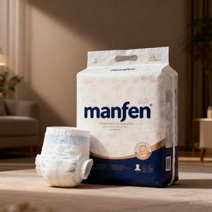 Pañales para Bebés Recién Nacidos, Impresos con Dibujos Animados, de Tela No Tejida, Alta Absorción, Suaves, Transpirables, 3D, Prevención de Fugas, Amigables con la Piel - Product Image 1