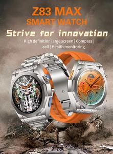 Z83 Max Aps Smartwatch <span class=keywords><strong>Tik</strong></span> <span class=keywords><strong>Tok</strong></span> Pantalla <span class=keywords><strong>de</strong></span> 1,52 pulgadas Z83max Z 83 Z83 Max Reloj Hombre Reloj inteligente con 3 correas - Product Image 4