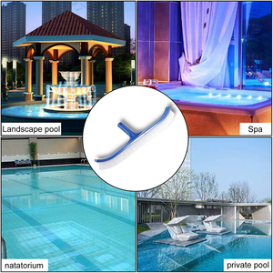 Outils de nettoyage de <span class=keywords><strong>brosse</strong></span> de <span class=keywords><strong>piscine</strong></span> robustes Brosses de <span class=keywords><strong>piscine</strong></span> de structure de poignée en aluminium <span class=keywords><strong>pour</strong></span> nettoyer les murs de <span class=keywords><strong>piscine</strong></span> - Product Image 6