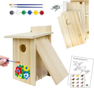 Voliera Speciale in Legno Massello Mobile per Pappagalli, Villa Panoramica in Ferro e Frassino per Uccelli del Sole e Altri Animali Domestici - Product Image 1