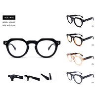 Montures optiques en acétate, lunettes de vue rétro à monture fine pour la lecture quotidienne et le travail