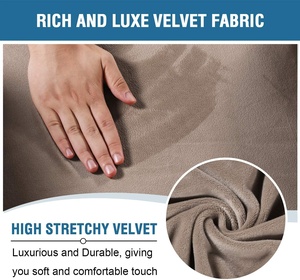 Nuova Offerta Copridivano Elasticizzato per Poltrona Reclinabile 8 Pezzi Copripoltrona di Lusso in <span class=keywords><strong>Velluto</strong></span> per Divano Reclinabile a 3 Posti - Product Image 4