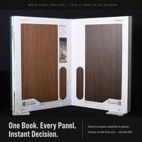 Livre d'échantillons HPL couleur personnalisée, livre d'échantillons de panneaux décoratifs, fabricant d'impression personnalisée, fournisseur en gros pour usine de meubles