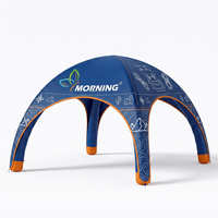 Tente gonflable pour événements avec logo personnalisé 10*10 pieds, tente dôme gonflable imperméable pour événements et expositions