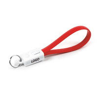 Juego de Regalo Empresarial Promocional con Logotipo Personalizado, Cargador de Llavero 3A, Cable USB para Dispositivos Móviles Tipo C