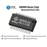 Chip de Sonido MP3 de Nueve Chips Serie N8900, Chip MP3 Bluetooth de Fábrica OEM, Compatible con Decodificación MP3 WAV para Robot