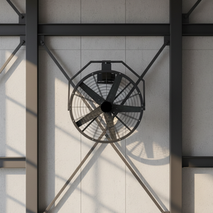 Ventilateur mural à fréquence variable à aimant, 6 pales, grand volume d'air, circulation d'air industrielle à haute vitesse - Product Image 4