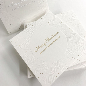 <span class=keywords><strong>Carte</strong></span> d'invitation <span class=keywords><strong>de</strong></span> <span class=keywords><strong>mariage</strong></span> en papier coton épais 800g, couleur ivoire, avec logo personnalisé, impression offset, <span class=keywords><strong>texte</strong></span> en relief - Product Image 4