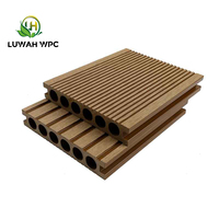 Plancher en composite bois-plastique écologique WPC 140 mm 25 mm Planche de terrasse WPC pour terrasse extérieure piscine