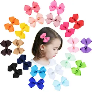 Zapire 8 packs Baby Girl Hair Clips Chiffon Non-slip Butterfly Clips Barrettes for Little Girl Hair Accessories (8 packs)