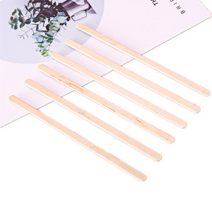 Pengaduk kopi kayu 5.5 "tongkat pengaduk kopi 1000 buah, <span class=keywords><strong>Birch</strong></span> alami ujung bulat tebal kayu <span class=keywords><strong>Birch</strong></span> ramah lingkungan untuk minuman - Product Image 3