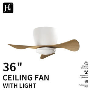 Ventilateur à grain de bois de 42 pouces avec lumière LED et télécommande, moteur DC 30W, 6 vitesses, intensité réglable 3000K-6000K, DC 85-265V - Product Image 3