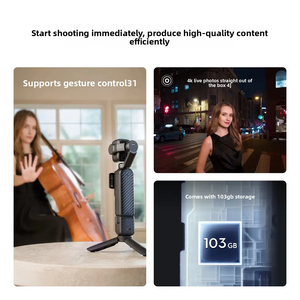 Para <span class=keywords><strong>Osmo</strong></span> Pocket 4P, Cámara Dual con Gimbal de Mano para Cineastas, con Caja de Color, Artículo Nuevo para Regalo - Product Image 2