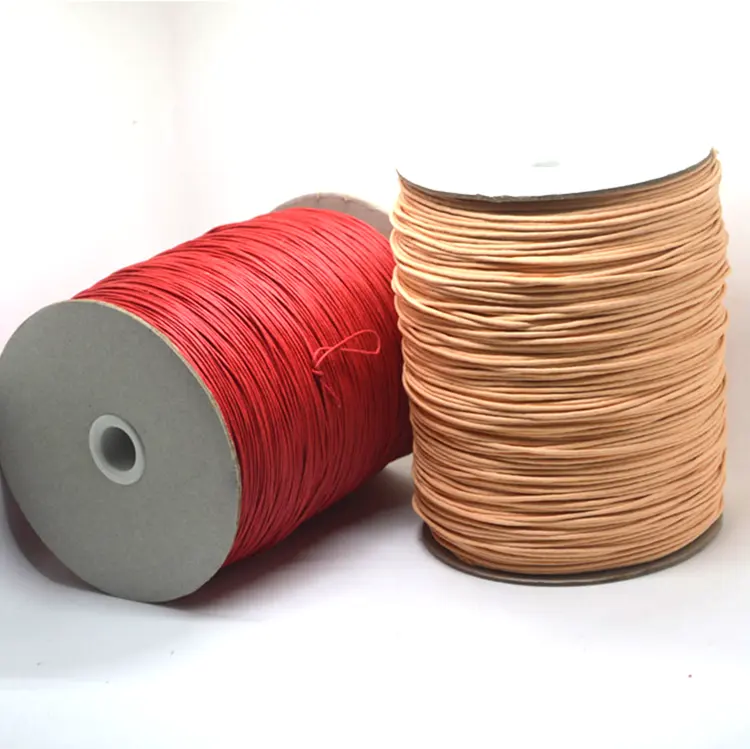 1mm Waxed Cotton Cord Thread Bracelet Necklace String for Jewelry Making Beading Crafting