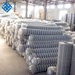 Panel de esgrima de malla de cadena Valla de enlace de cadena galvanizada Malla de alambre de hierro para recintos de zoológico Precio al por mayor de fábrica - Product Image 6