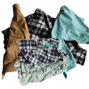 Trapos de Tela de Algodón Triturada para Uso Industrial, 10 kg, 20 kg, 25 kg, en Bolsas, Mezcla de Ropa Cortada - Product Image 1