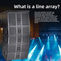 Speaker Line Array Profesional NB-212A Pasif Dual 12 Inch 3-Way 700W untuk Pertunjukan Luar Ruangan, Stadion, Konser, dan Panggung Audio