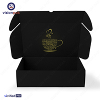 Diseño personalizado de alta calidad reutilizable plegable cartón plano corrugado regalo correo compras caja de correo personalizada con usted logotipo