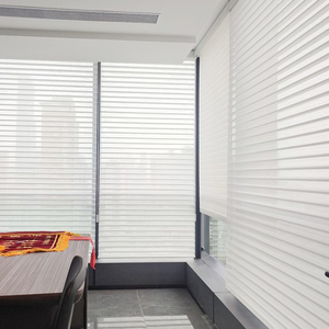 Shangri-la Rèm bán buôn (Nhà sản xuất) chất lượng cao thông minh cơ giới ba lớp che rèm ngang dễ dàng cài đặt - Product Image 4