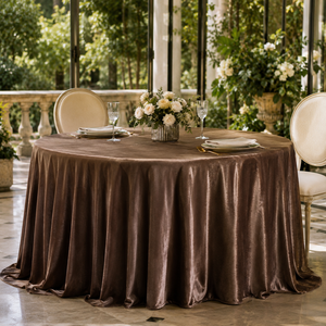 Nappe Rectangulaire en Velours Premium Imperméable et Anti-Taches Style Moderne pour Jardin, Terrasse, Banquet, Événementiel et Location en Gros - Product Image 1
