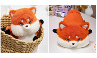 Nouveau design, vente chaude, jouet en peluche renard personnalisé, super doux, rembourré en coton PP, cadeaux d'anniversaire mignons, tailles personnalisables, unisexe