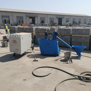 Machine de fabrication de blocs de <span class=keywords><strong>béton</strong></span> mousse léger 12 m³/h avec pompe – Machine à <span class=keywords><strong>béton</strong></span> mousse EPS efficace et durable - Product Image 1