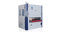 Nueva Máquina Industrial Jotun para Redondear Bordes y Desbarbar, Motor de 17kW, Cinta de Lija, Rodillo de Cepillo, Acabado de Bordes de Placas Metálicas, Fácil de Usar