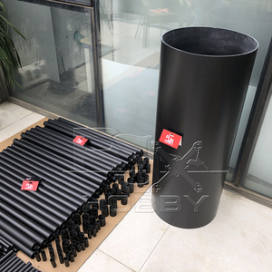 Fabricación de fábrica RJX Tubo grande 50mm 80mm 100mm 200mm 230mm 300mm 400mm Tubo redondo de fibra de carbono de gran diámetro - Product Image 5
