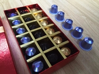 Capsules de café vides colorées de qualité alimentaire, feuille d'aluminium, Capsules de café Nespresso de 15ml