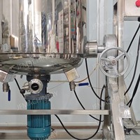 Machine de fabrication de savon liquide, shampoing et détergent pour petites entreprises, mélangeur, agitateur, réacteur, cuve de mélange à double enveloppe