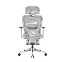 Chaise de bureau ergonomique réglable avec siège coulissant et support pour les jambes, idéale pour le bureau à domicile et la chambre