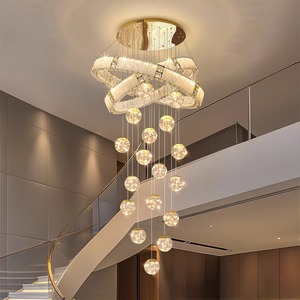Crystal Pendant <b>Light</b> LZ 102 Round Multi Head LED Chandelier For Hotels And Guesthouses <b>Remote</b> <b>Control</b> Tmall Genie - Product Image 3