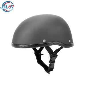Vente en gros ABS <span class=keywords><strong>Casque</strong></span> vintage été unisexe adulte noir mat <span class=keywords><strong>casque</strong></span> ouvert demi-visage pour moto rétro - Product Image 1