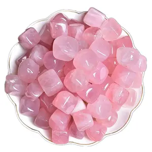 WEIFENG Wholesale Polished natural crystals semi precious stones Square crystal tumble stones for gift