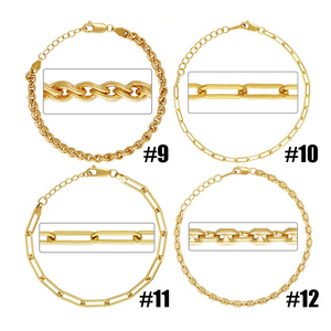 Productos de tendencia 2025 recién llegados pulsera de cadena llena de oro para mujeres finas para hacer joyas Diy <span class=keywords><strong>pulseras</strong></span> <span class=keywords><strong>permanentes</strong></span> - Product Image 6